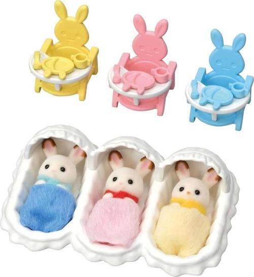 NessiWorld SylvanianFamiliesÜçüzlerBakımSetiRenkli5532