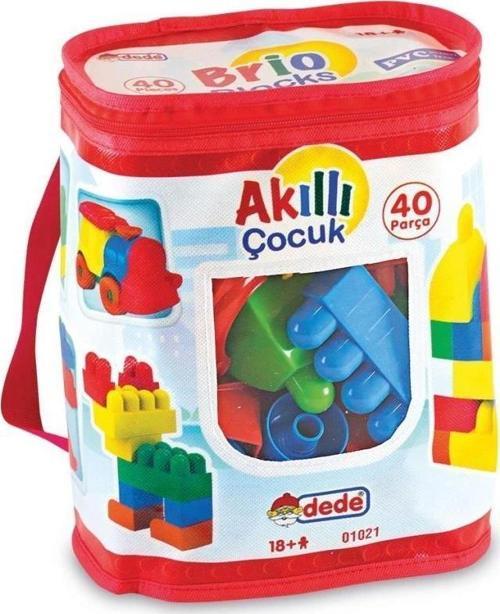 Nessiworld 01021 Dede, Akıllı Çocuk Blokları 40 Parça
