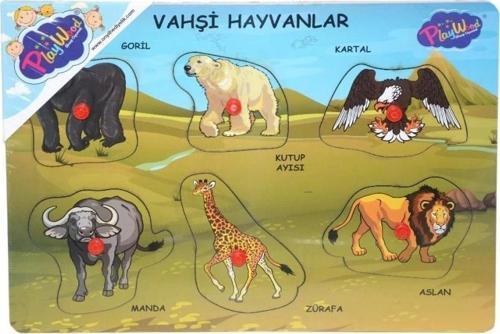 NessiWorldONY-328 329 Onyıl, Ahşap Tutmalı Vahşi Hayvanlar