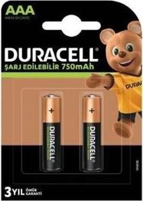 Nessiworld Şarj Edilebilir Pil 2'Li AAA 750 mAh