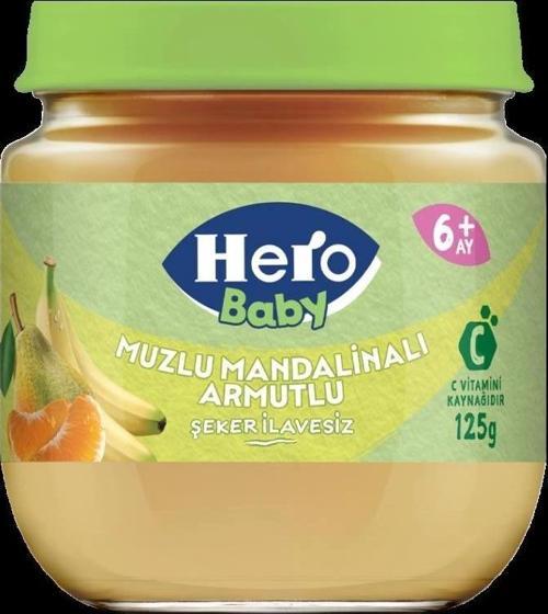 Nessiworld Hero Baby Muzlu Mandalinalı Armutlu Kavanoz Mama 125 Gr