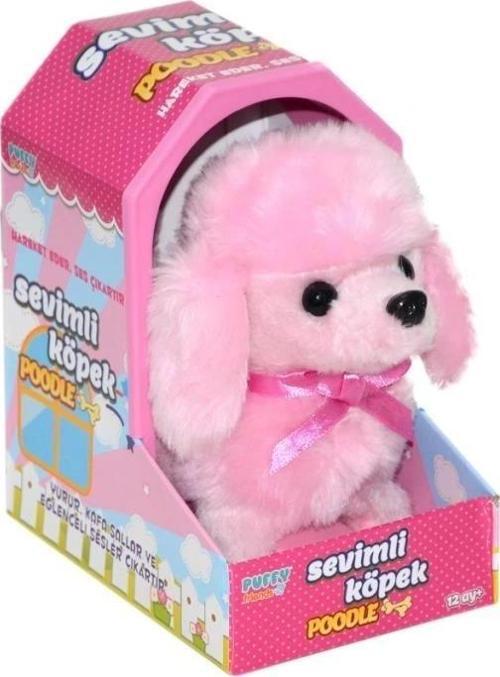 47171 SUN-RST-PFF-PELUŞ SEVİMLİ KÖPEK POODLE HAREKETLİ SESLİ PMB
