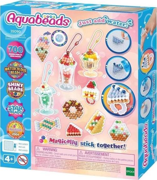 Nessiworld 35090 AquaBeads Dondurma ve Tatlı Aksesuar Kiti - 700 parça +4 yaş