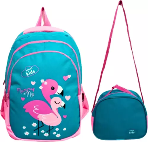 Yıldız Astral Animals 3 Bölmeli Filamingo İlkokul Çantası Takımı 