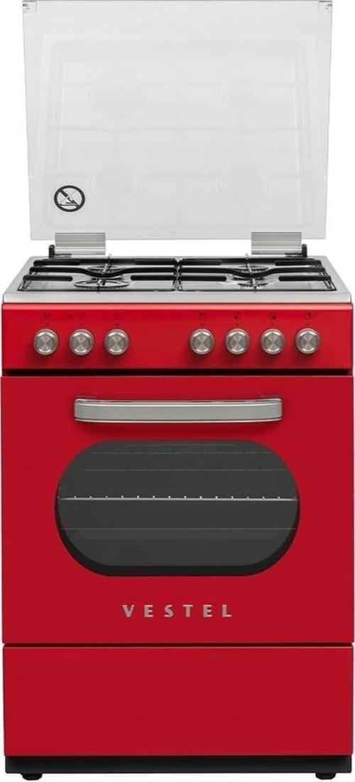 SF 8400 DG Retro Kırmızı Solo Fırın