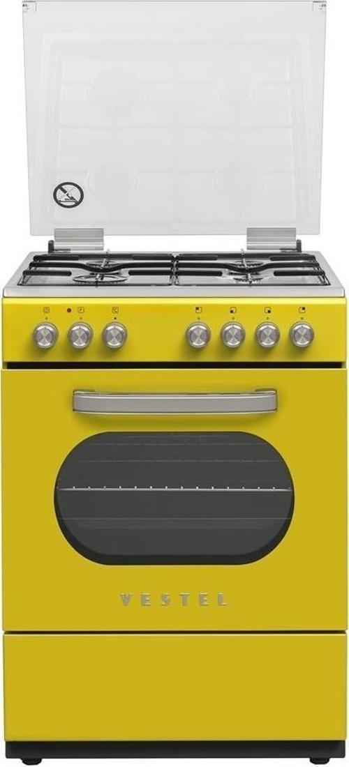 SF 8400 DG Retro Sarı Solo Fırın