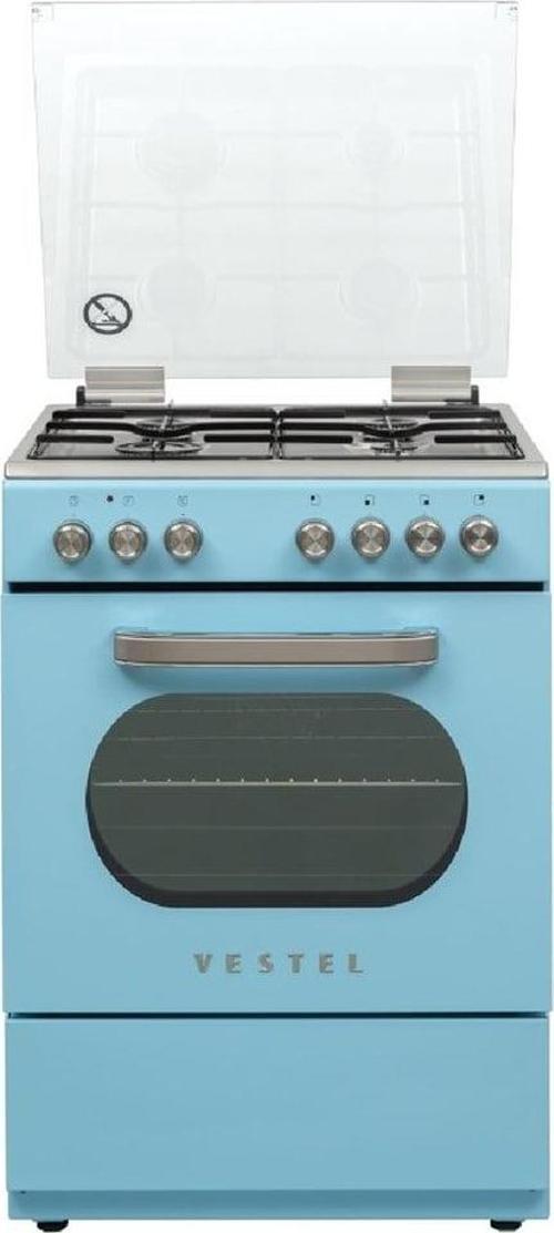 SF 8400 Retro Düş Mavisi Solo Turbo Fırın