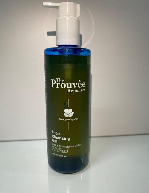 The Prouvée Réponses % 100 Doğal Yağlı & Akne Eğilimli Ciltler İçin Yüz Temizleme Jeli 400 ml