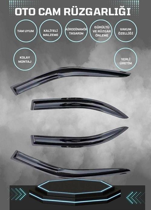 Renault Symbol 2016 Cam Rüzgarlığı 4lü Takım