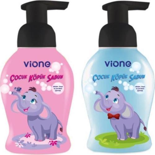 2'Li Set Kız ve Erkek Çocuk Köpük Sabun 250 Ml