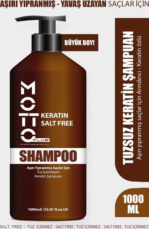 Keratin - Tuzsuz Saç Bakım Şampuanı 1000ml