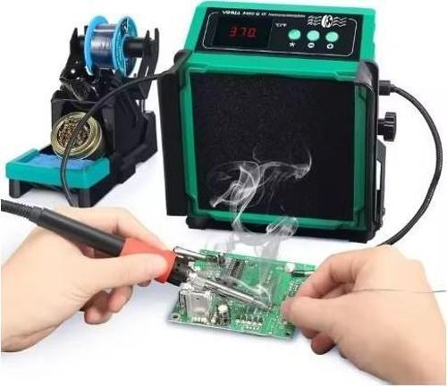 Luxury, 3üncü el standklı 200w duman emme gücü 110w Lehim Makinası 