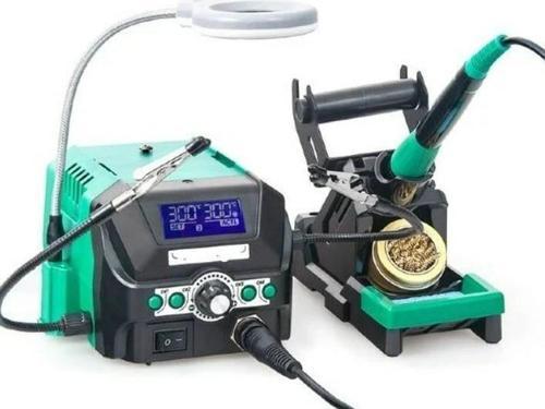 Luxury, Profesyonel 75w Isı Ayarlı Lehimleme İstasyonu Prolink  P-39 D+III