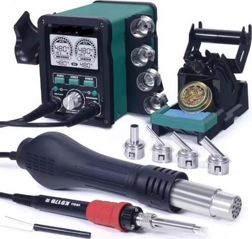 Luxury, 110w Kalem Havya 650w Üflemeli Havya İstasyonu Prolink  P-95 D+I 