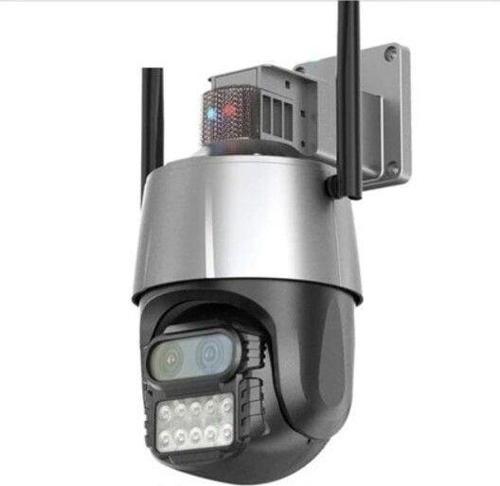 Blue Inter INT- cmR45 Çift Kameralı Full Hd 8x Zomm Dome Kablosuz Dış Mekan Güvenlik Kamerası