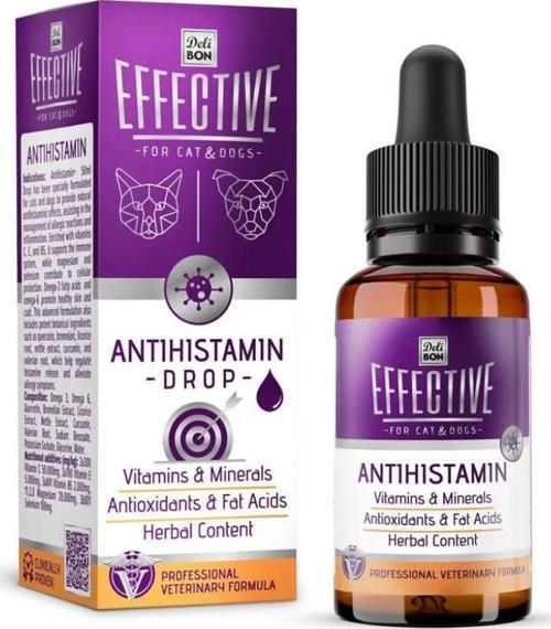 EFFECTİVE KEDİ VE KÖPEK TAKVİYE ÜRÜNLERİ CİLT VE TÜY SAĞLIĞI 50ML