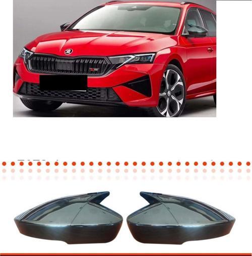 Skoda Octavia Batman Yarasa Ayna Kapağı Piano Black / 2025 ve üzeri