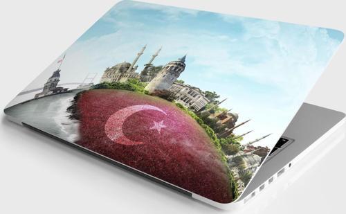 Laptop Sticker Notebook Pc Kaplama Etiketi İstanbulun Simgeleri