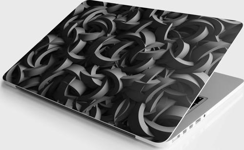 Laptop Sticker Notebook Pc Kaplama Etiketi Kaotik Doku