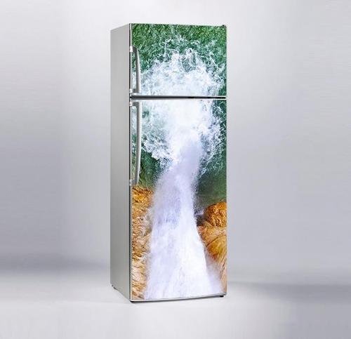 Buzdolabı Sticker Kaplama Dolap Kaplama Etiketi Ters Şelale