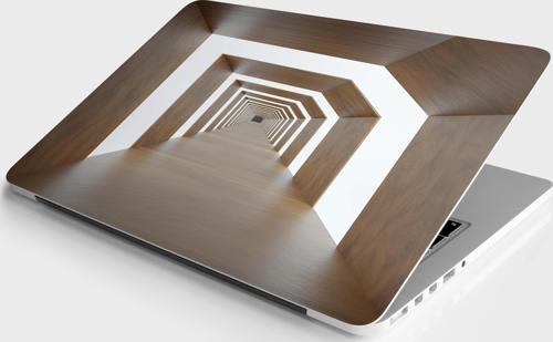 Laptop Sticker Notebook Pc Kaplama Etiketi 3d Modern Design