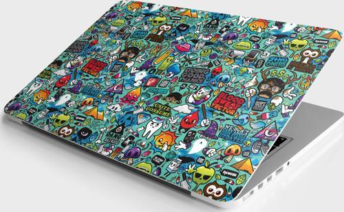 Laptop Sticker Notebook Pc Kaplama Etiketi Blood