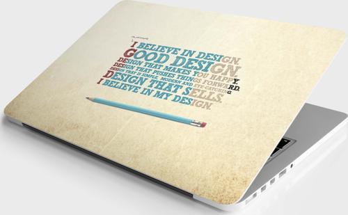Laptop Sticker Notebook Pc Kaplama Etiketi Tasarıma İnan