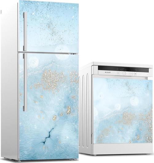 Buzdolabı ve Bulaşık Makinası Beyaz Eşya Sticker Kaplama Soyut