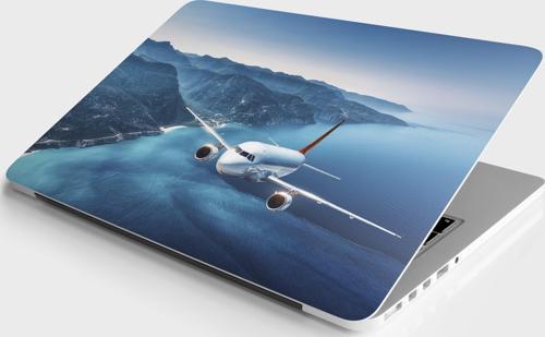 Laptop Sticker Notebook Pc Kaplama Etiketi Uçak Deniz