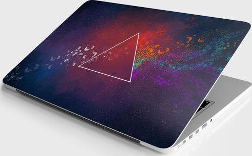 Laptop Sticker Notebook Pc Kaplama Etiketi Üçgen Kelebekler