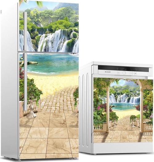 Buzdolabı ve Bulaşık Makinası Beyaz Eşya Sticker Kaplama Ütopya