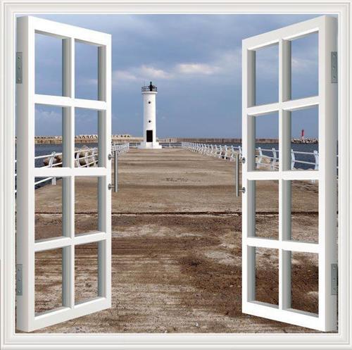 Pencere Poster Duvar Kağıdı Fener Yapışkanlı Sticker