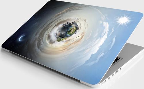 Laptop Sticker Notebook Pc Kaplama Etiketi Dünya Günü