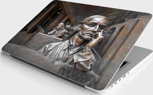 Laptop Sticker Notebook Pc Kaplama Etiketi Düşünen Adam