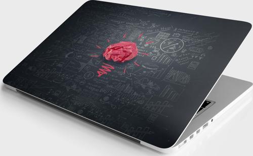 Laptop Sticker Notebook Pc Kaplama Etiketi Fikir