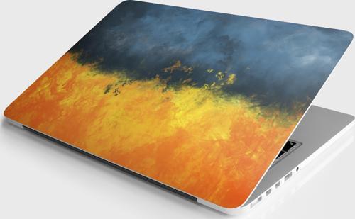 Laptop Sticker Notebook Pc Kaplama Etiketi Fire