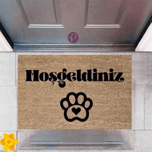 Büro Ev Ofis Dekoru için Dijital Baskı Kapı Önü Paspas Hoşgeldiniz Stil