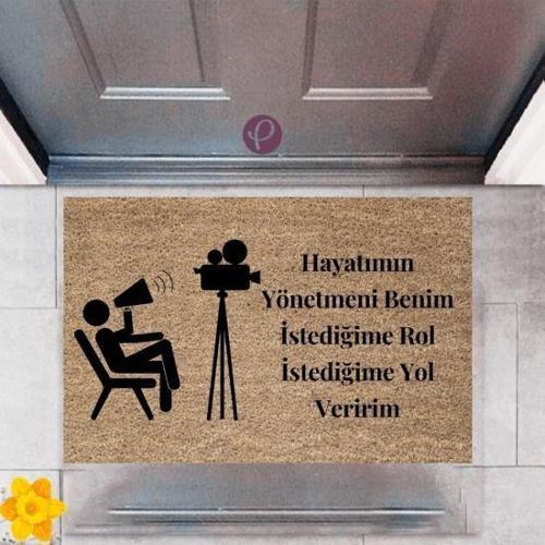 Büro Ev Ofis Dekoru için Dijital Baskı Kapı Önü Paspas Yönetmen Stil