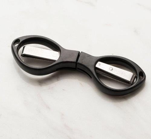 Büro Ev Ofis Hediyesi için Siyah Gözlük Stil Mini Makas