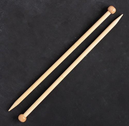 Büro Ev Ofis Hobi Dikiş Atölyesi için 35CM 10MM Bambu Örgü Şişi