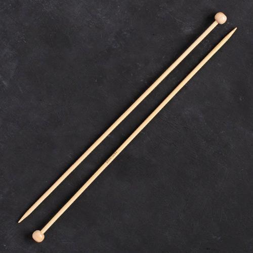 Büro Ev Ofis Hobi Dikiş Atölyesi için 25CM 3,5MM Bambu Örgü Şişi