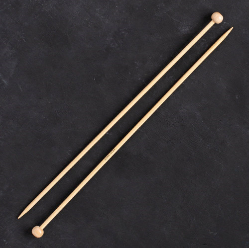 Büro Ev Ofis Hobi Dikiş Atölyesi için 25CM 3,5MM Bambu Örgü Şişi