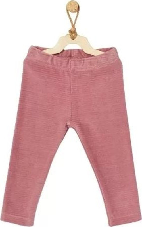 Street Style Kadife Bebek Pantolon Dark Pink