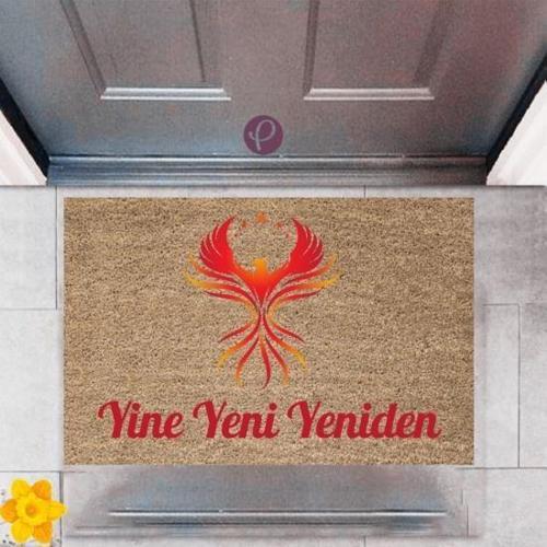 Büro Ev Ofis Dekoru için Dijital Baskı Kapı Önü Paspas Yine Yeni Yeniden Stil