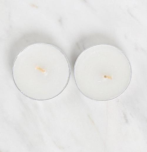 Büro Ev Dekoru için Hediyelik 2PARÇA Beyaz Tealight Mum Seti