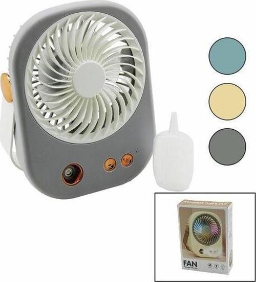 Büro Ev Ofis Yazlık Hediyesi için Usb Bağlantılı Su Spreyli Masaüstü Mini Fan