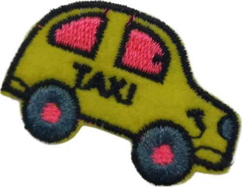 Büro Ev Ofis Hediyesi için 3X2,5CM Taxi Ütü İle Yapışan Aplike Arma