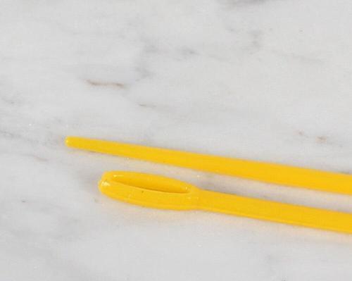 Büro Ev Ofis Hobi Dikiş Atölyesi için 2ADET Sarı Plastik Yün İğnesi Seti