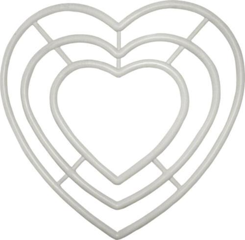 Büro Ev Ofis Hobi Dikiş Atölyesi için 3ADET 20CM Kalp Makrome Halkası Seti