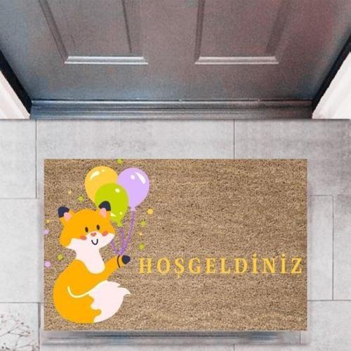 Büro Ev Ofis Dekoru için Dijital Baskı Kapı Önü Paspas Hayvanlar Tasarım